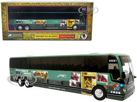 Prevost X3-45 Coach Bus Greyhound Tribute to our Heroes 240th ASLT HEL CO The Bus & Motorcoach Collection 1/87 Diecast Model Iconic Replicas 87-0396