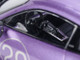2021 Porsche 911 Turbo S SportDesign Package #20 Viola Purple Metallic Silver Stripes Limited Edition 504 pieces Worldwide 1/18 Diecast Model Car Minichamps 155069174