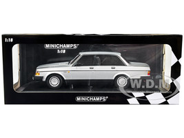 1986 Volvo 240 GL Silver Metallic Limited Edition 380 pieces Worldwide 1/18 Diecast Model Car Minichamps 155171408