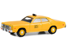 1965 Fiat 500 L NYC Taxi New York City Yellow 1/18 Diecast Model