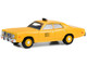 1975 Dodge Coronet NYC Taxi Yellow "Hobby Exclusive" 1/64 Diecast Model Greenlight 30431