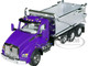Kenworth T880 Day Cab Rogue Transfer Dump Body Truck Purple Chrome 1/64 Diecast Model DCP/First Gear 60-1414