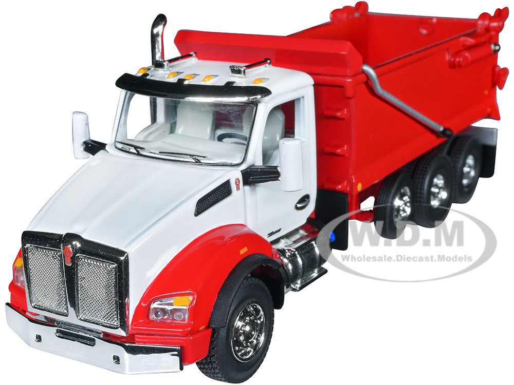 HO 1:87 TSH # 681 Kenworth T-680 Day Cab Tandem Axle Tractor - Viper Red -  Truck Stop Hobbies 1-87 