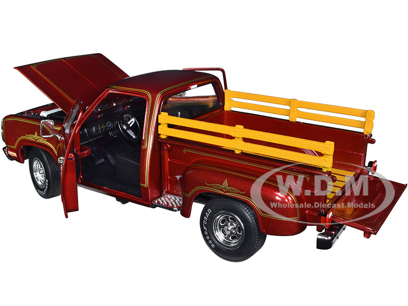 1979 DODGE WARLOCK II D100 PICKUP CANYON RED 1/18 DIECAST