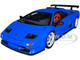 Lamborghini Diablo SV-R Blu Le Mans Blue 1/18 Model Car Autoart 79148