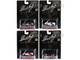 Carroll Shelby 50th Anniversary 4 piece Set 2022 Release Q 1/64 Diecast Model Cars Shelby Collectibles 16403Q