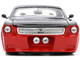 1965 Ford Mustang Custom Red Black Bigtime Muscle Series 1/24 Diecast Model Car Jada 34202