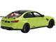 BMW AC Schnitzer M3 Competition G80 Sao Paulo Yellow with Carbon Top 1/18 Model Car Top Speed TS0458
