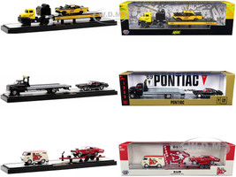 Auto Haulers Set 3 Trucks Release 59 Limited Edition 8400 pieces Worldwide 1/64 Diecast Models M2 Machines 36000-59