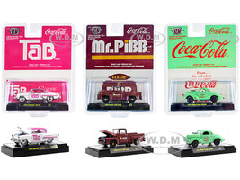 Sodas Set 3 pieces Release 19 Limited Edition 8750 pieces Worldwide 1/64 Diecast Model Cars M2 Machines 52500-A19