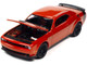 2019 Dodge Challenger R/T Scat Pack Tor Red Black Tail Stripe Modern Muscle Limited Edition 1/64 Diecast Model Car Auto World 64372-AWSP111A