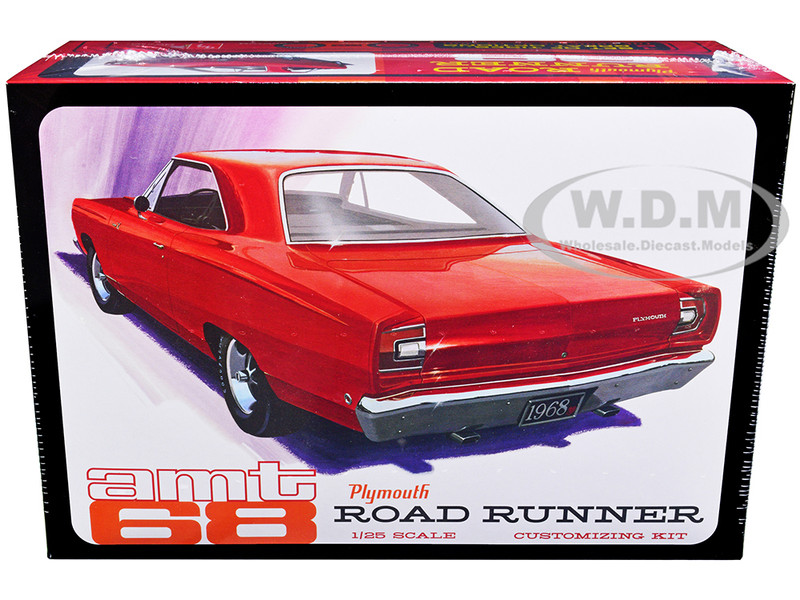 Skill 2 Model Kit 1968 Plymouth Road Runner 1/25 Scale Model AMT AMT1363
