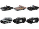 Hot Pursuit Set of 6 Police Cars Series 43 1/64 Diecast Model Cars Greenlight 43010