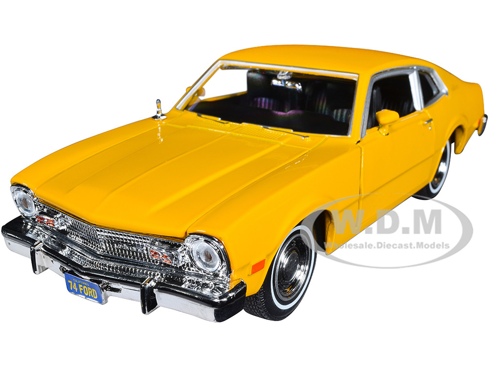 1974 Ford Maverick Yellow Forgotten Classics 1/24 Diecast