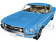 1968 Ford Mustang Fastback Sierra Blue Ford Rainbow Of Colors West Coast USA Special Edition Mustang 1/18 Diecast Model Car Greenlight 13640