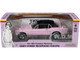 1967 Ford Mustang Coupe Evening Orchid Pink Metallic with Black Top She Country Special Bill Goodro Ford Denver Colorado 1/18 Diecast Model Car Greenlight 13662