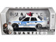 2003 Ford Crown Victoria Police Interceptor White NYPD New York City Police Department Quantico 2015 2018 TV Series Hollywood Series 1/24 Diecast Model Car Greenlight 84183