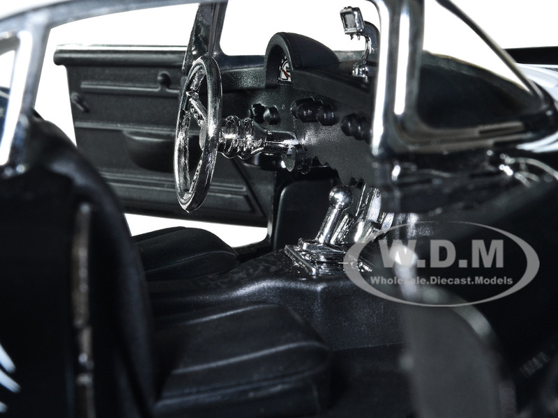 1957 Chevrolet Corvette Black White Top Wolfman Diecast