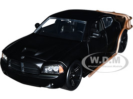 2006 Dodge Charger Matt Black Outer Cage Fast & Furious Movie 1/24 Diecast Model Car Jada 33373