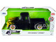 1955 Chevrolet Stepside Pickup Truck Matt Black Yellow Flames Just Trucks Series 1/24 Diecast Model Car Jada 34294
