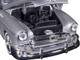 1950 Chevrolet Bel Air Lowrider Silver Metallic Blue Metallic Top Get Low Series 1/24 Diecast Model Car Motormax 79026