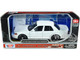 2010 Ford Crown Victoria Police Interceptor Unmarked White Custom Builder's Kit Series 1/24 Diecast Model Car Motormax 76469