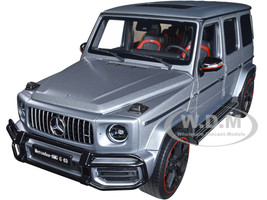 2019 Mercedes-AMG G 63 Designo Platinum Magno Metallic Limited Edition 504 pieces Worldwide 1/18 Diecast Model Car Almost Real 820801