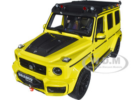 2020 Mercedes-AMG G63 Brabus G-Class Adventure Package Electric Beam Yellow Limited Edition 504 pieces Worldwide 1/18 Diecast Model Car Almost Real 860513