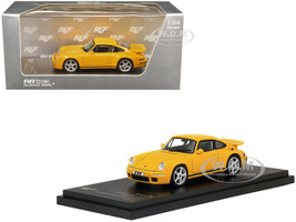 2017 RUF CTR Anniversary Blossom Yellow AR Box Series Limited Edition 1500 pieces Worldwide 1/64 Diecast Model Car Almost Real 680301001