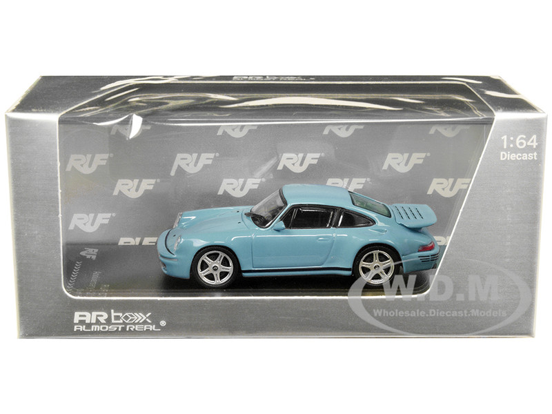 2017 RUF CTR Anniversary Gulf Blue AR Box Series Limited Edition 999 pieces Worldwide 1/64 Diecast Model Car Almost Real 680303001
