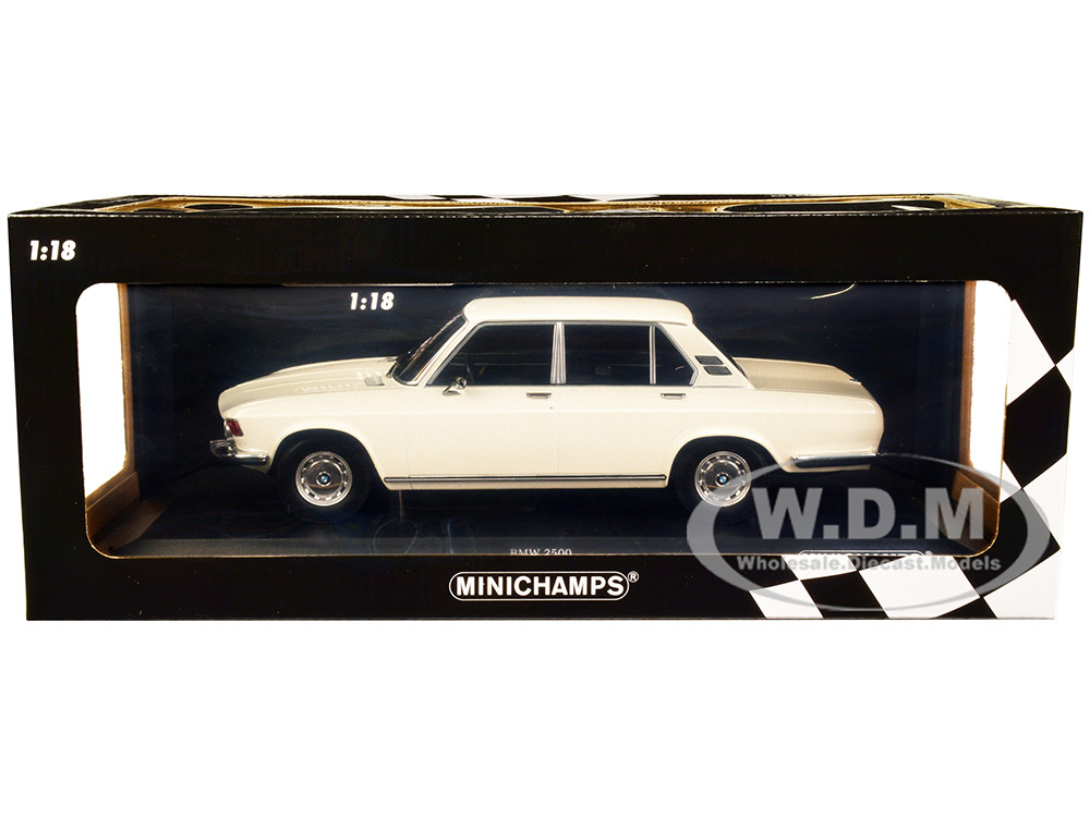 1968 BMW 2500 White Limited Edition 504 pieces Worldwide 1/18