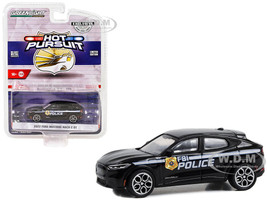 2022 Ford Mustang Mach E GT Black FBI Police Federal Bureau of Investigation Police Hot Pursuit Special Edition 1/64 Diecast Model Car Greenlight 43025F