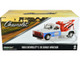 1969 Chevrolet C-30 Dually Wrecker Tow Truck White Blue Hazzard County Garage 1/18 Diecast Model Car Greenlight 13622