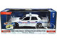 2008 Ford Crown Victoria Police Interceptor White Blue Stripes Detroit Police Michigan Hot Pursuit Series 1/24 Diecast Model Car Greenlight 85563