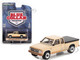 1983 Chevrolet S-10 Durango Pickup Truck Tan Brown Stripes Black Bed Cover Blue Collar Collection Series 11 1/64 Diecast Model Car Greenlight 35240C