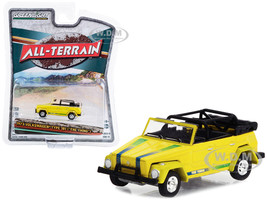 1973 Volkswagen Thing Type 181 Yellow Stripes The Thing All Terrain Series 14 1/64 Diecast Model Car Greenlight 35250A