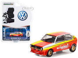 1980 Volkswagen Golf GTI Kamei Auto Extras Club Vee V-Dub Series 15 1/64 Diecast Model Car Greenlight 36060E