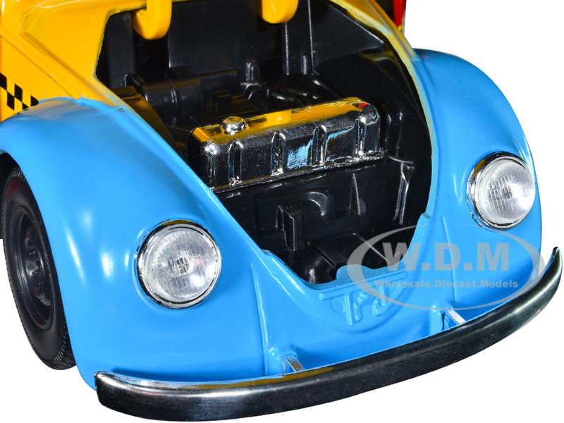 1959 Volkswagen Beetle Taxi Yellow Blue Oscar's Taxi Service
