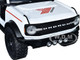 2021 Ford Bronco White Red stripes Roof Rack Yokohama Tires Just Trucks Series 1/24 Diecast Model Car Jada 34286