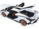 Lamborghini Sian FKP 37 White Copper Wheels 1/18 Diecast Model Car Bburago 11046