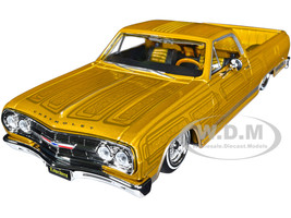 1965 Chevrolet El Camino Lowrider Black Metallic with Silver