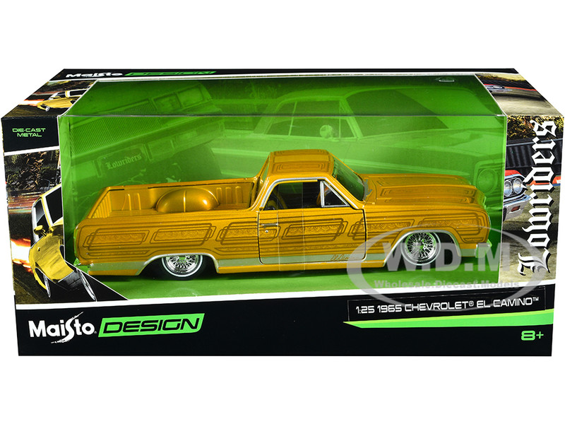 マイスト LOWRIDERS 1/25 1965 エルカミーノ - GOLD Amazon.com: Maisto 1965 Chevrolet El Camino Lowrider Gold