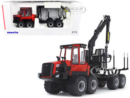 Komatsu 931XC.3 Harvester Red Black 1/32 Diecast Model First Gear