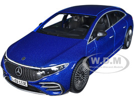 Mercedes-Benz EQS Blue Metallic Special Edition Series 1/27 Diecast Model Car Maisto 32902