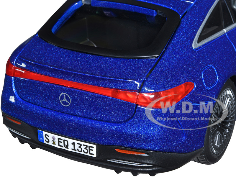 Mercedes-Benz EQS Blue Metallic Special Edition Series 1/27