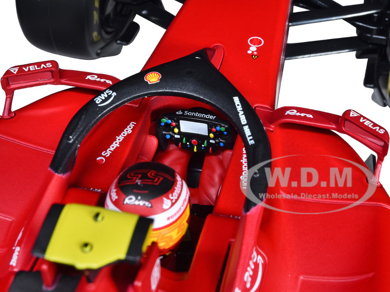 Bburago 1/18 2022 F1 Scuderia Ferrari F1-75 #55 Carlos Sainz