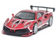 2020 Ferrari 488 Challenge EVO #28 Red Graphics Racing Series 1/43 Diecast Model Car Bburago 36309