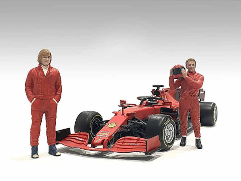Racing Legends 70's Figures A B Set 2 1/18 Scale Models American Diorama 76351-76352