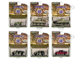 Battalion 64 Set 6 pieces Release 2 1/64 Diecast Model Greenlight 61020S