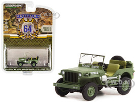 1943 Willys MB Jeep Yellow Black Green Top Follow Me U.S.